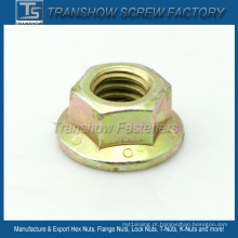 Toda a porca de flange do torque predominante tipo metal